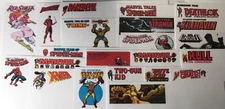 12 PRE LABELED HERO Comic Logo Dividers  ANY STYLE  Marvel DC Image Dark Horse