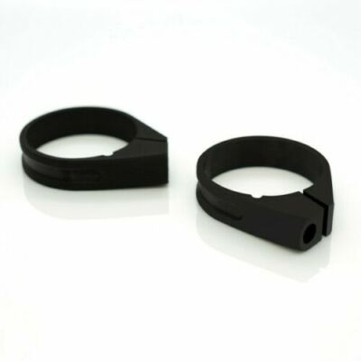 Front Fork Clamps Motorcycle Ø48>54 + Z-LED Approved BLUE Turn