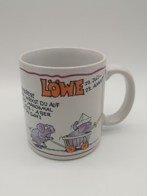 DEPESCHE Tasse Sternzeichen LÖWE Das Schwein SCHULZE Kaffeetasse Becher Cartoon