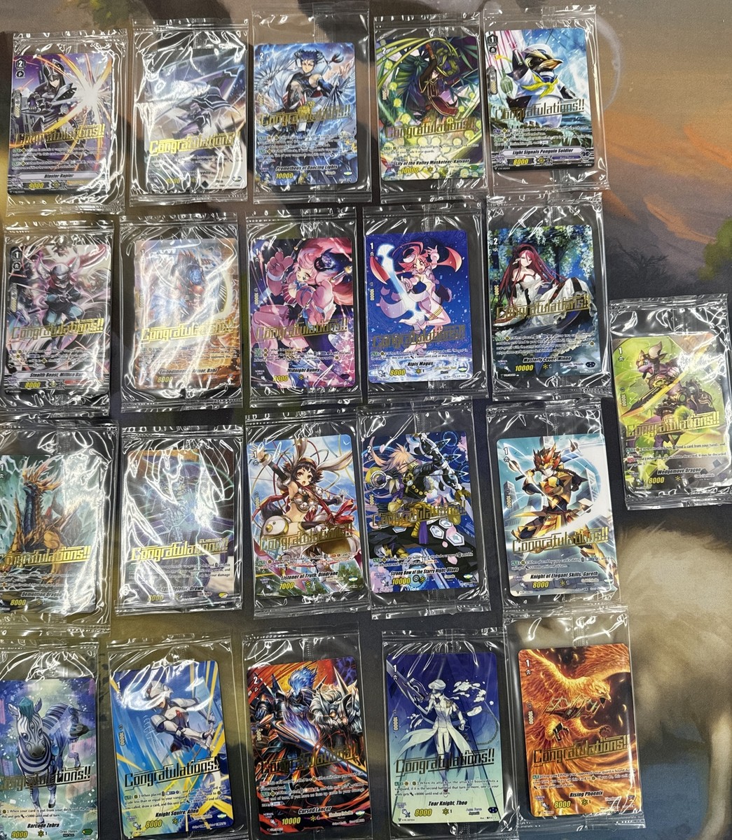 CONGRATULATIONS Cardfight Vanguard Promo Lot 20+ | eBay