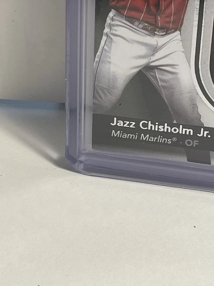 Luis Arraez Jazz Chisholm Jr /99 2024 Museum Collection Game Used Jersey Relic - Image 3 of 4