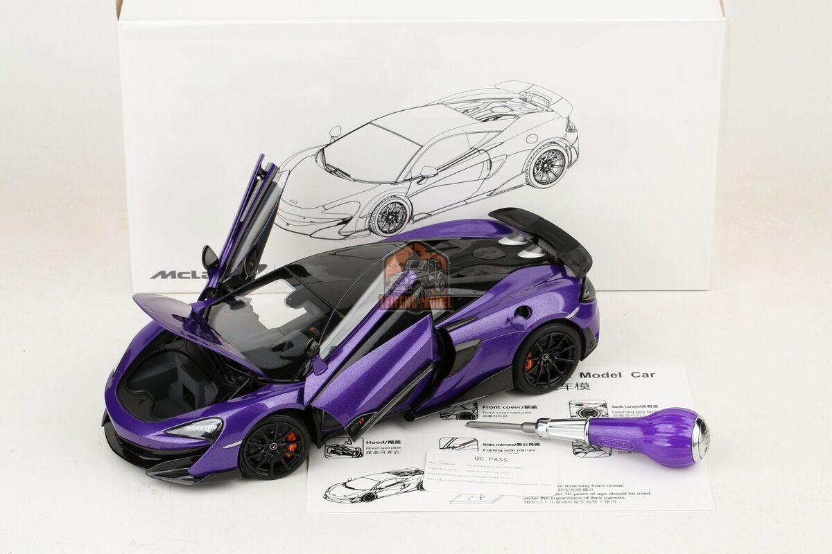 LCD 1/18 Diecast McLaren 600LT 600 LT open close car model LCD 1/18 Diecast McLaren 600LT 600 LT open close car model