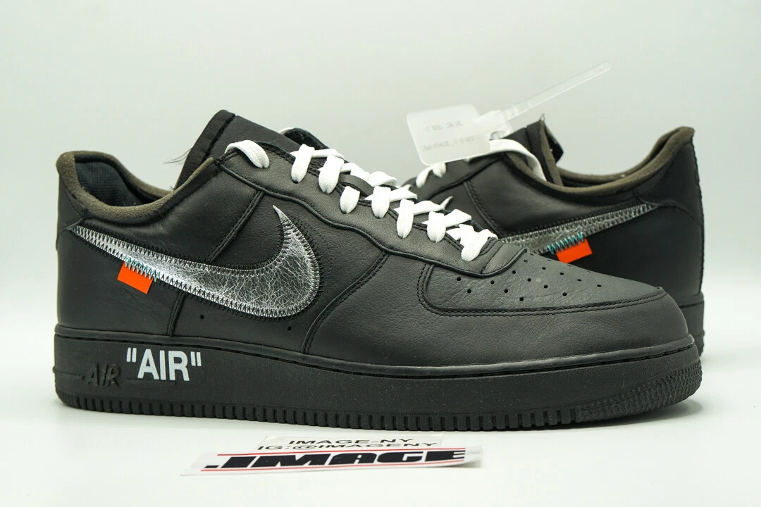 Off White X Air Force 1 Low '07 'MoMA' - Nike - AV5210 001 - black/metallic  silver-black