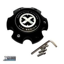 American Racing Atx Wheel Center Cap Cast Iron Black 1079l140cib-h34ax