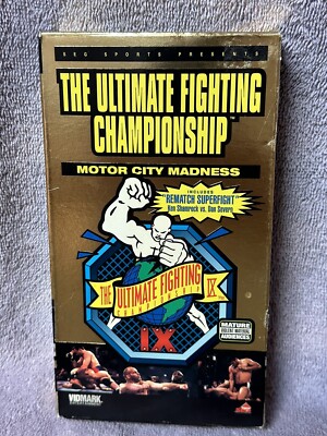 Ultimate Fighting Championship IX (9) VHS 1997 Motor City Madness