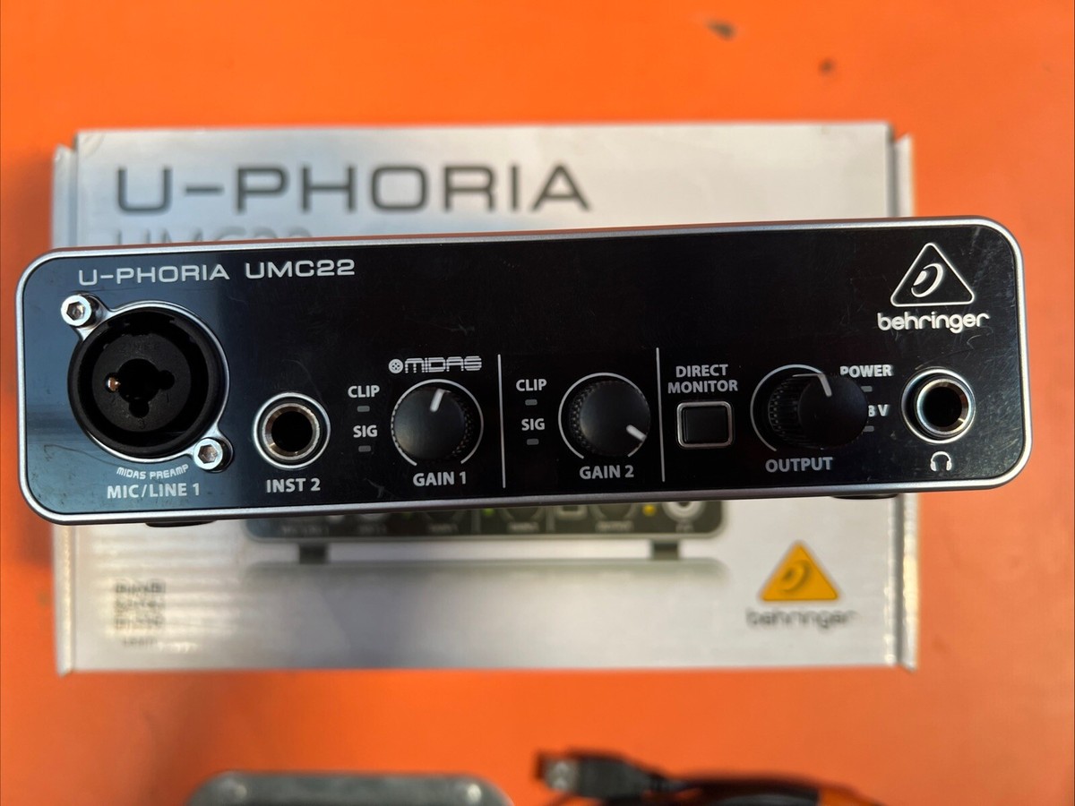 Interfaz De Audio Behringer U-phoria Umc22 2.ª Gen Interfaz De Audio Behringer U-phoria Umc22 2.ª Gen