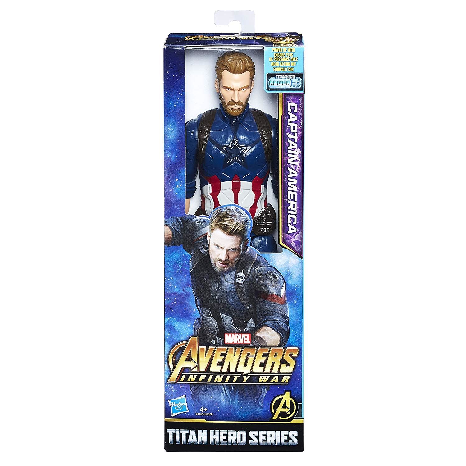 AVENGERS Infinity War Captain America with Titan Hero Power FX Port Figure