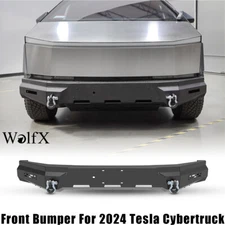 Front Bumper For 2024-2025 TESLA Cybertruck Front Bumper w/D-Ring Shackles
