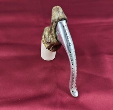 De Colección Modolo Master Pro Palanca de Freno Barra de Caída Perforada Plateada Aero/No Aero Italia
