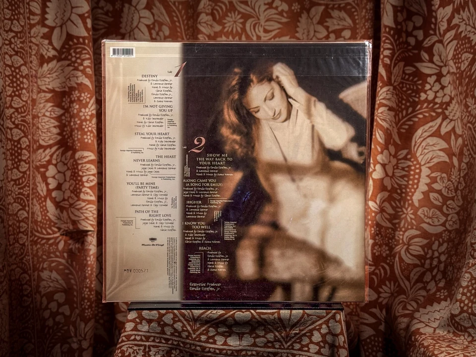 NUMBERED Gloria Estefan Destiny CLEAR vinyl sealed cuts both ways loose tierra - Image 2 of 4