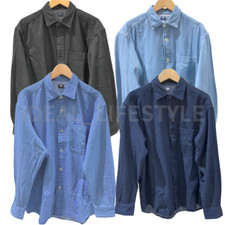 UNIQLO Denim Overshirt S-4XL 100 Cotton Relaxed-fit Men 476445 NWT