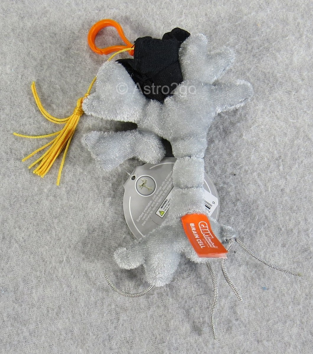 GIANT MICROBES-GRADUATION BRAIN CELL KEY CHAIN-Stuffed Plush