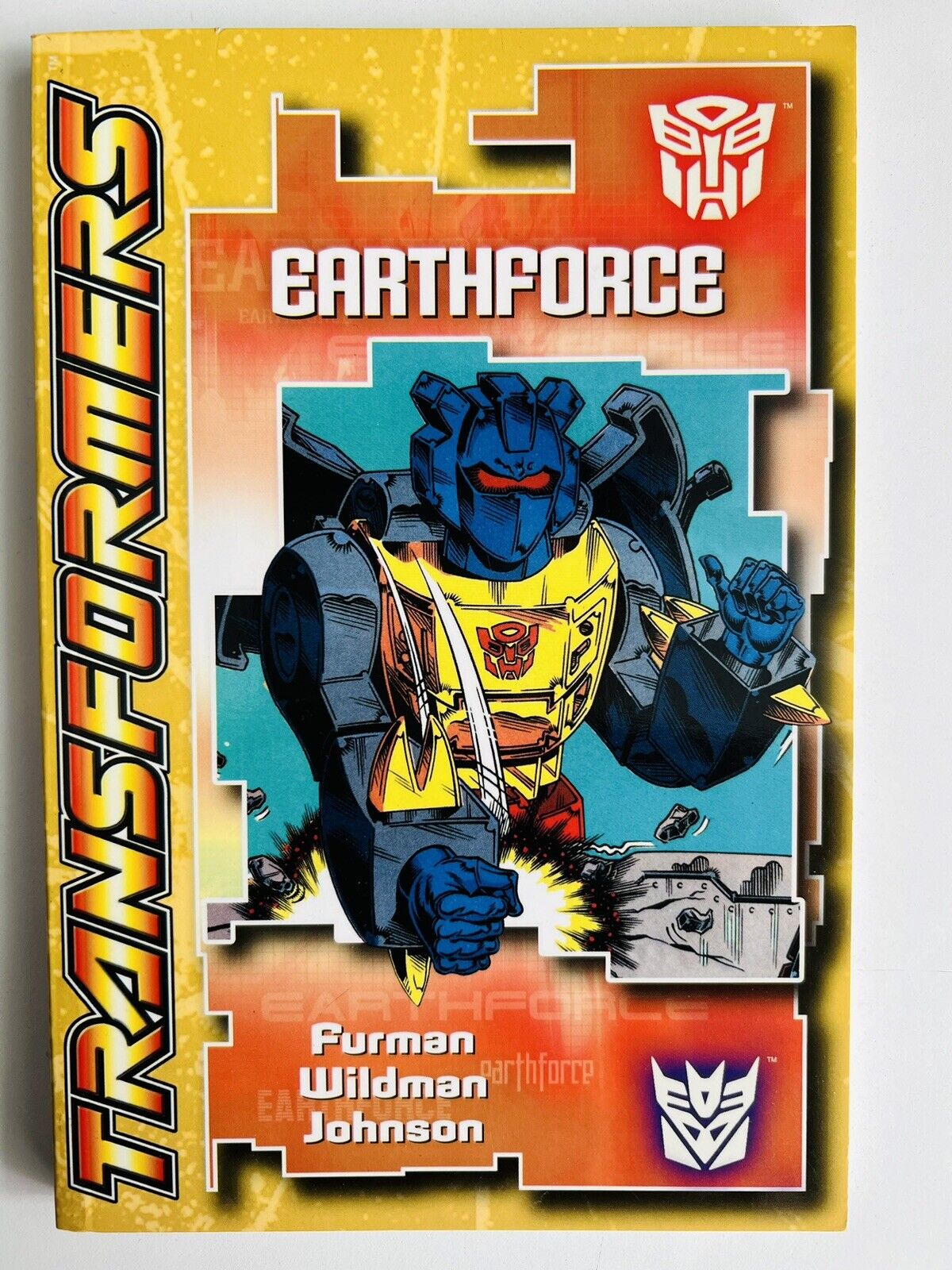 Transformers Earth force TPB U.K. Titan Books HTF Furman Comic Manga