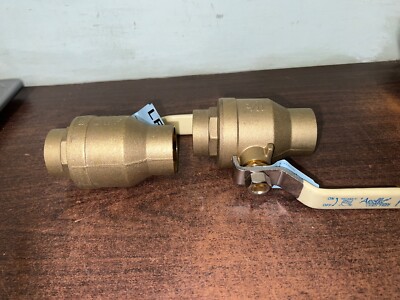 2 NEW APOLLO 94ALF-207-01A  1-1/2'' SWEAT VALVE INLINE.  S334