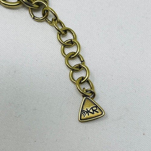 Kelsey Ryane Collection Silpada Necklace Wanderlust Swarovski Crystal Horn Brass - Picture 12 of 12
