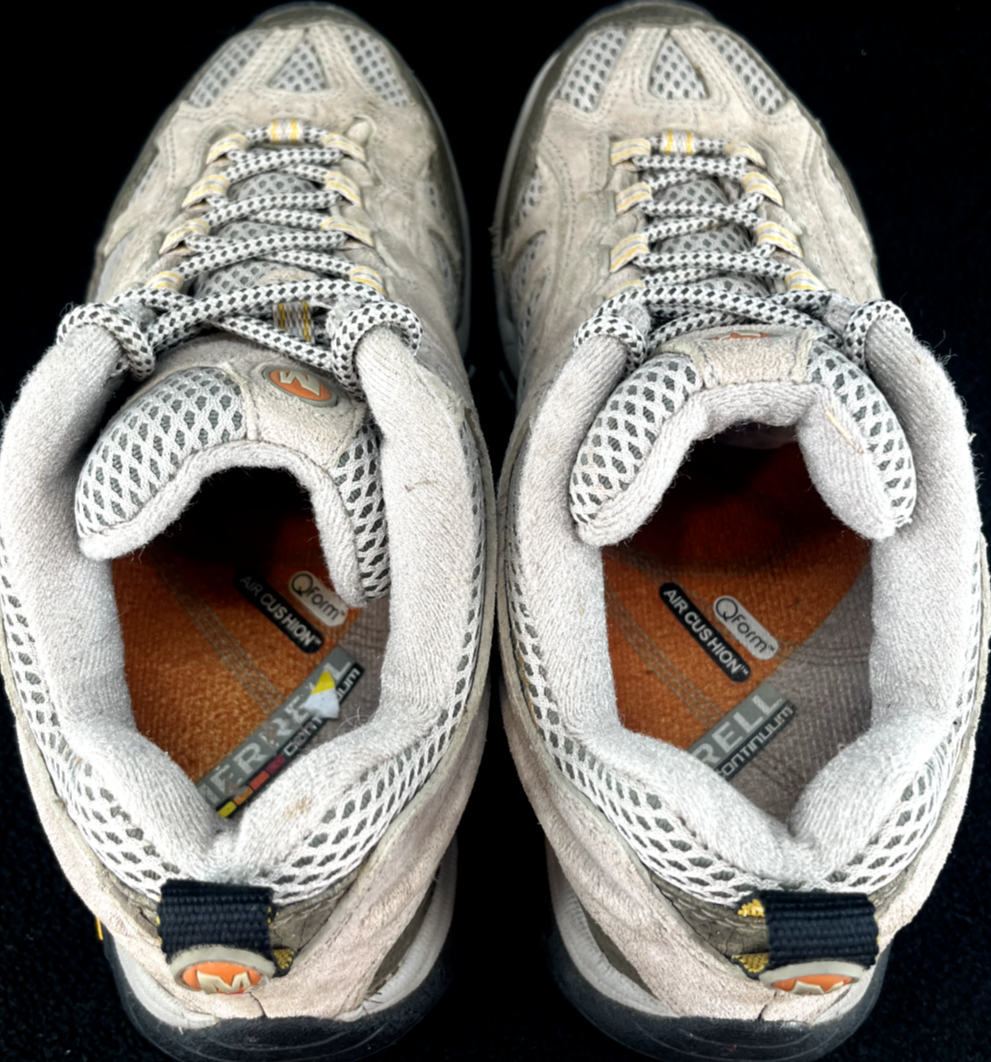 Merrell Continuum Ventilator II Taupe stringate scarpe da trekking trail donna 9