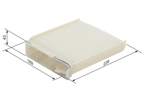 FILTRE Bosch 1 987 432 120 Air Intérieur Pour Dacia, Lada, Nissan, Renault - Photo 4/10