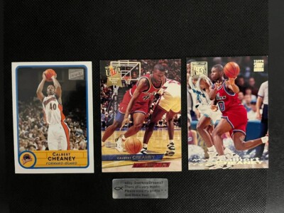 Calbert Cheaney NBA player lot! 3 different basketball cards, no duplicates