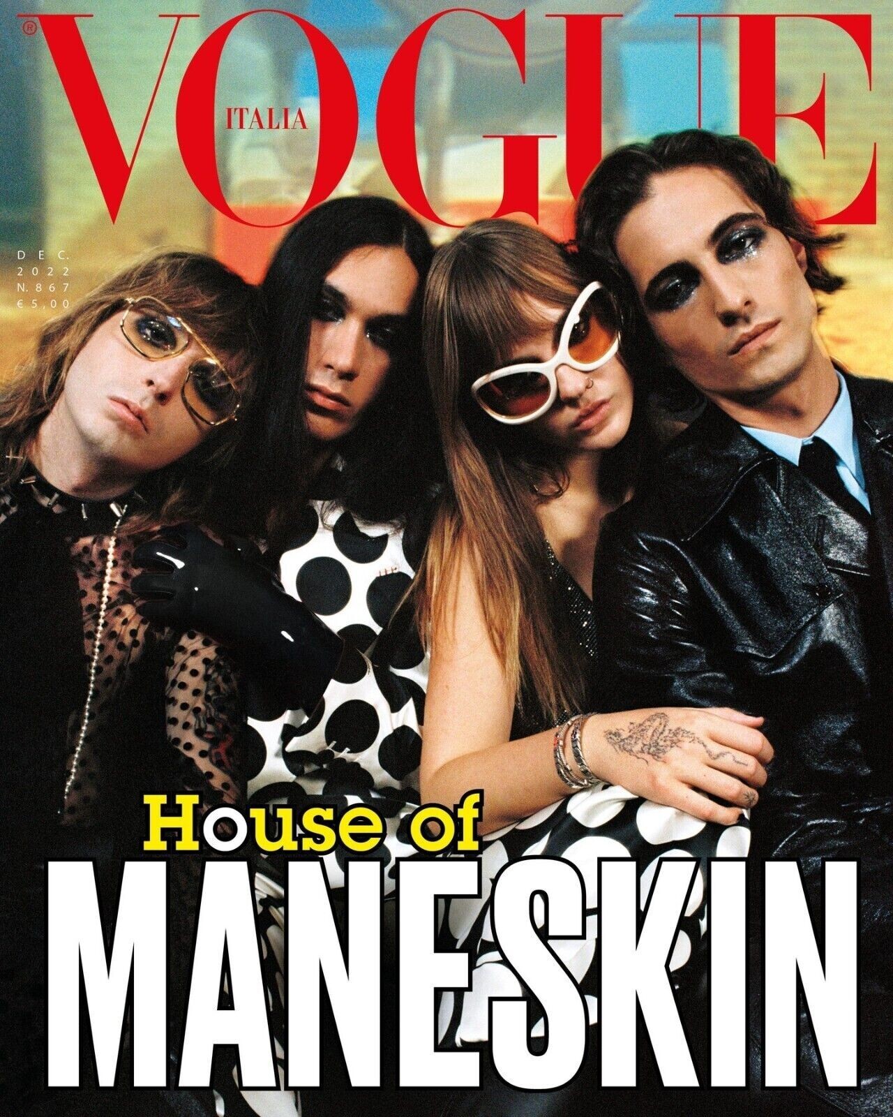 Vogue Italy Magazine December 2022 Maneskin Vittoria Ceretti 867 12