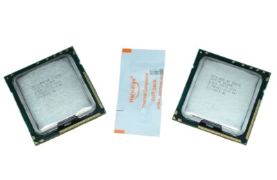 LOT OF 2 Intel Xeon E5620 2.4GHz Quad Core 12M Socket 1366 LGA1366 CPU Processor