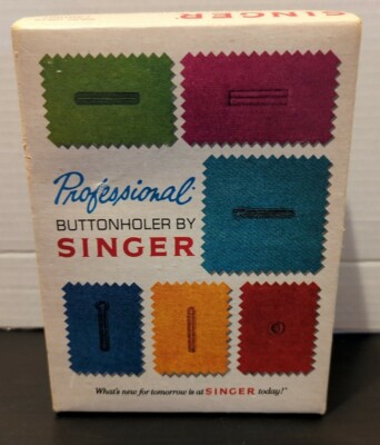 Vintage Singer Professional Buttonholer For Slant Needle Zig Zag Machine