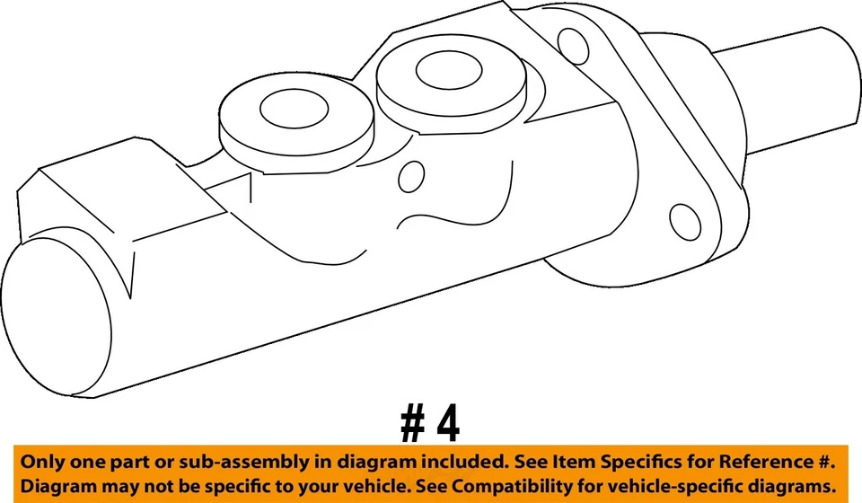 Used Brake Master Cylinder fits: 2004 Audi TT Grade A - Image 4 of 4