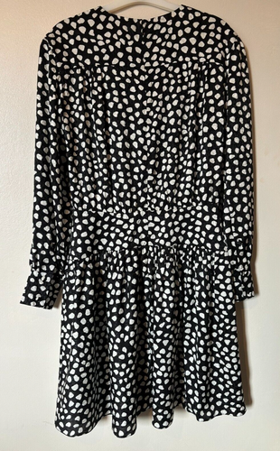 Julie de Libran Dress Silk Jules Size 8 Uk 4 US New* RRP $1,900 Black/White Dots - Picture 9 of 12