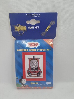 SELTEN UK Gullane Thomas & seine Freunde James Engine gezählt Kreuzstich KIT NEU 