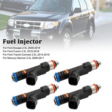 4PCS Fuel Injector 0280158162 Fit Ford Escape Fusion Fit Mercury Mariner 2.5 SP