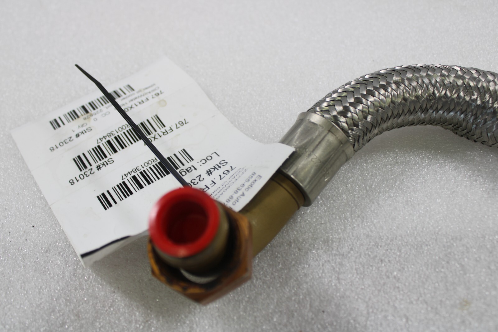 Ferrari 599 GTB, Engine Oil Tank to Radiator Hose, Used, Kinked, P/N 225628