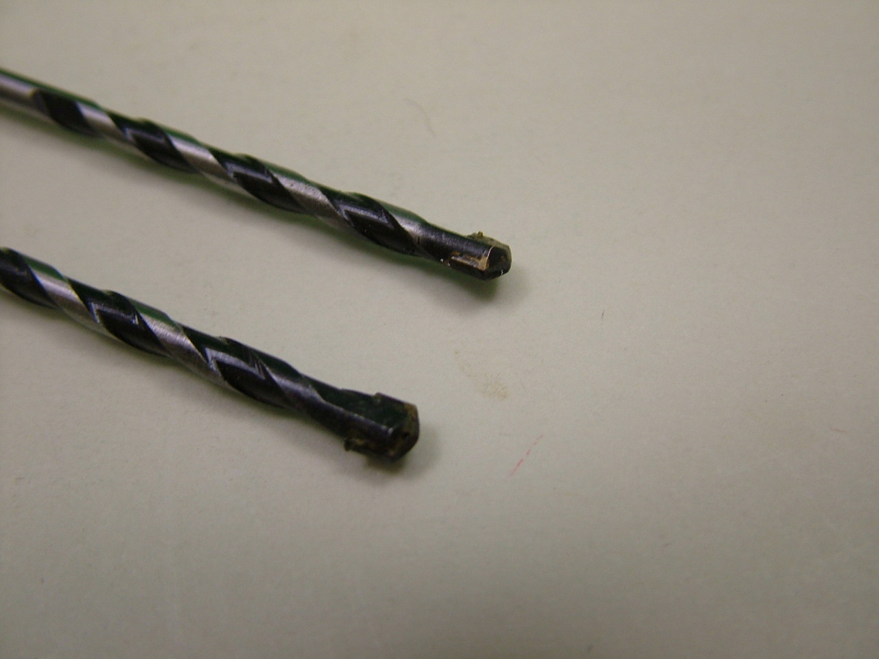 Pack 2 Hex shank masonry drill bits 6mm TC tipped impact driver brick