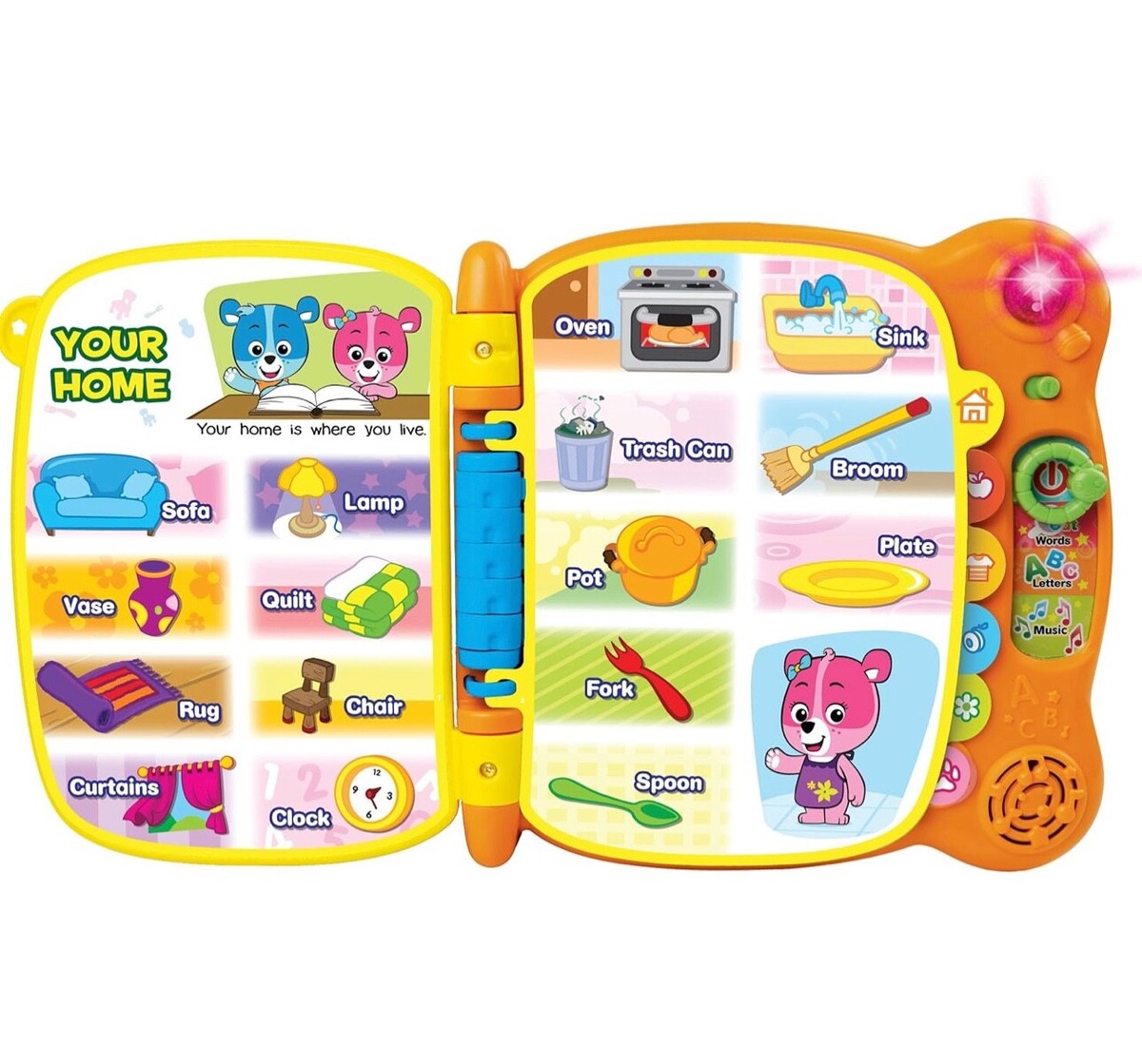 VTech Touch & Teach Word Book Frustration Learning Systems Toy