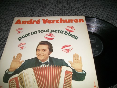 vinyles 33 tours, André verchuren, pour un tout petit bisou, accordéon