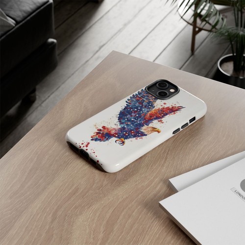 Bald Eagle USA Stars - Phone Ink Case for iPhone, Galaxy, Pixel - Picture 77 of 281