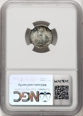 1941-S Silver 10C Mercury Dime NGC MS68 Full Bands High Grade