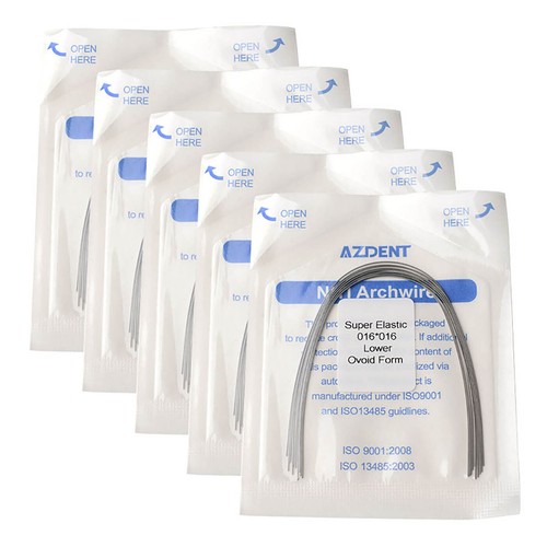 Dental Orthodontic Arch Wire Wires Oval Form Stainless Steel Round/Rectangular - Photo 94/208