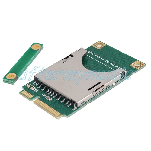 SD SDHC SDXC SSD HDD to Mini PCI-E Slot Memory Card Reader Adapter