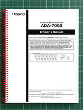 Roland ADA-7000 — Owners Manual User Guide Instructions — 23 Pages — USA Made