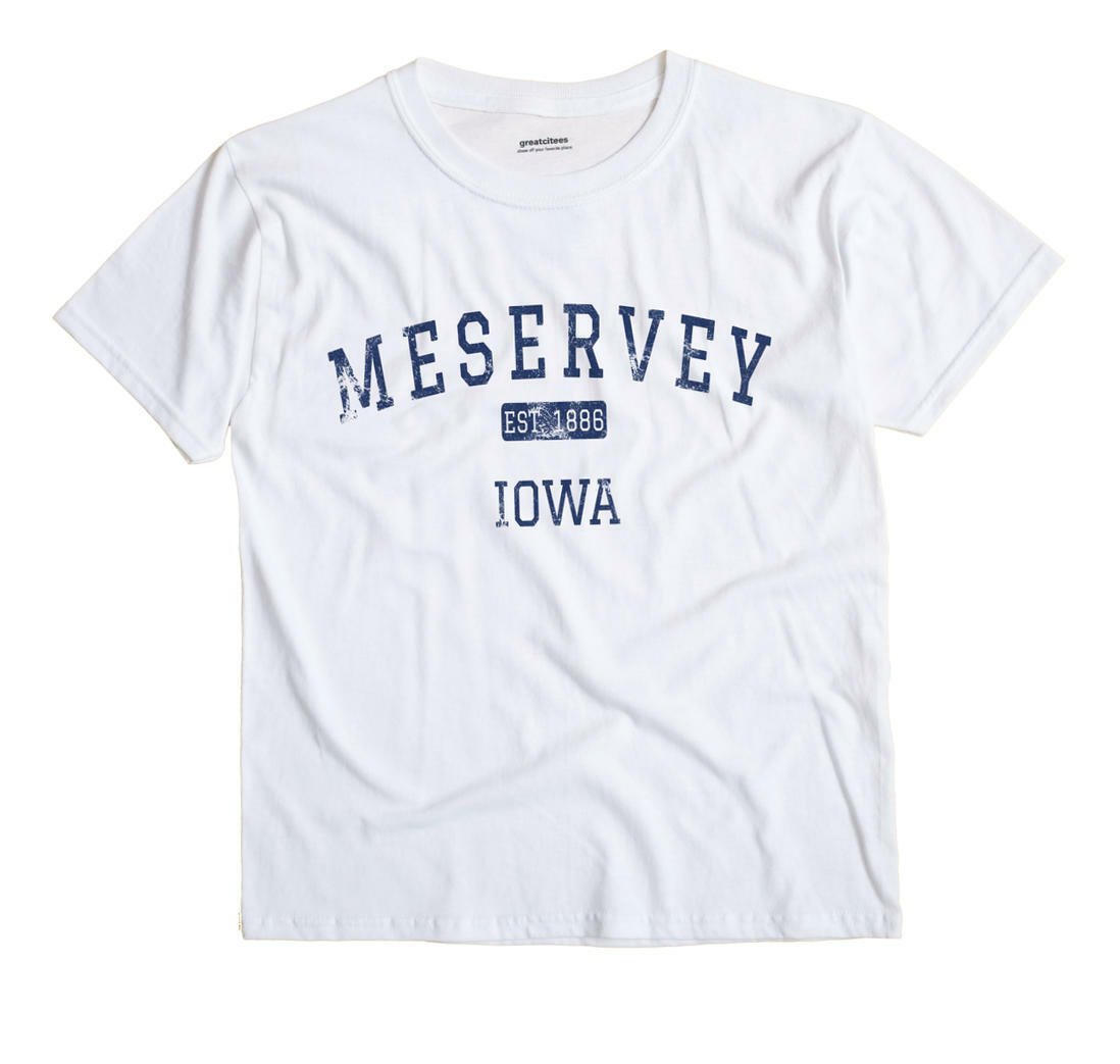Meservey Iowa IA TShirt EST eBay