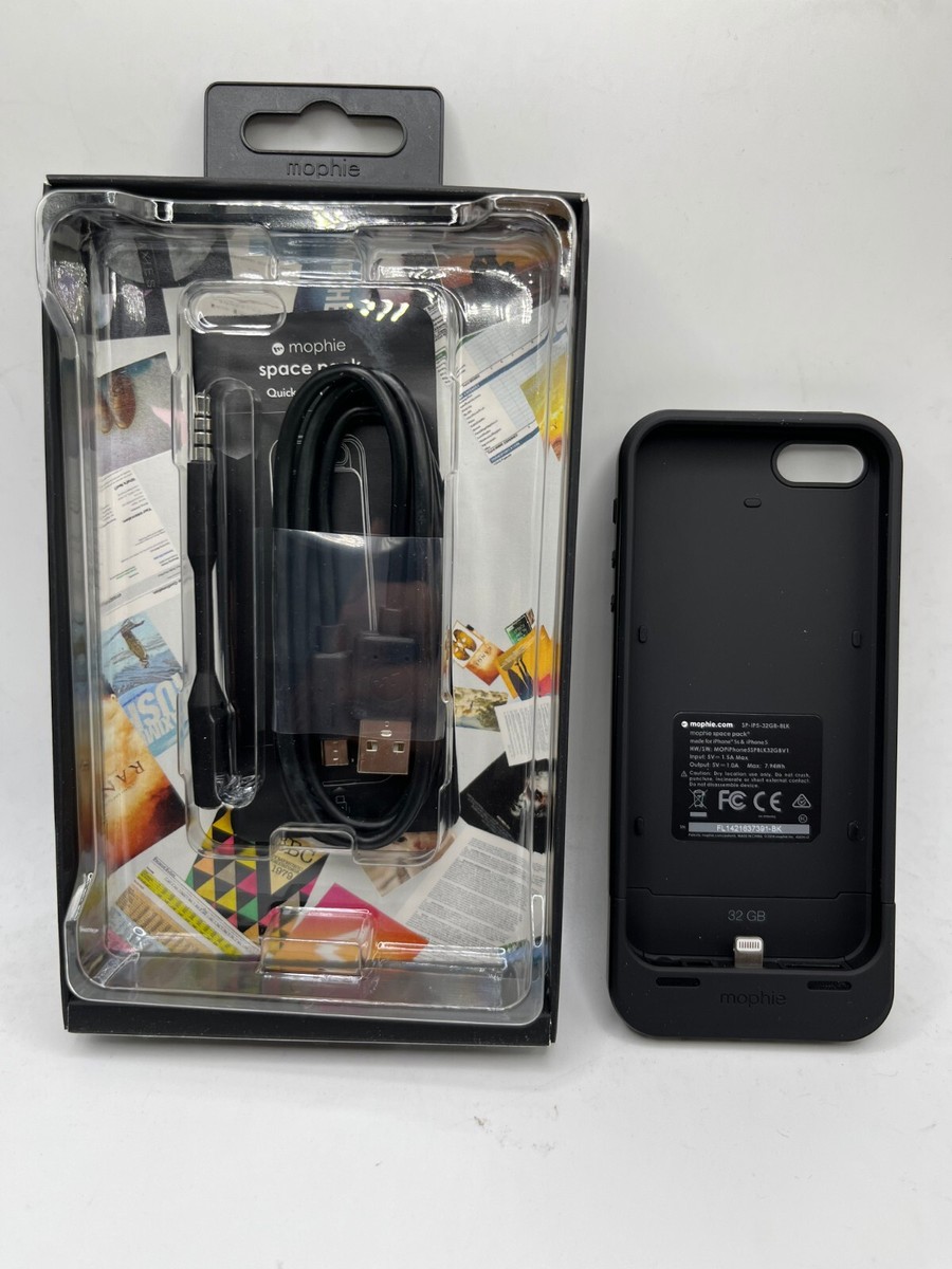 mophie spacepack 32GB ☆値下げしました☆ Mophie Space Pack Black 32GB Extra Battery Case for Apple