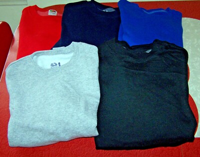 FRUIT OF THE LOOM - Heavy Cotton Sweatshirts for Men - Royal Blue or Gray -NWOT!