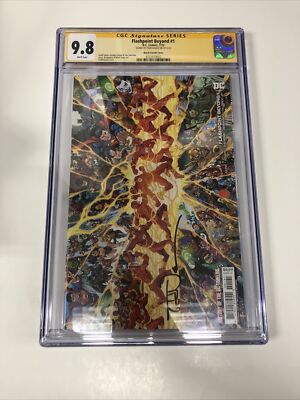 Flashpoint Beyond (2022) #1 (CGC 9.8 SS) Signed Todd Nauck Census = 2
