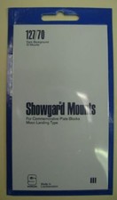 Showgard size 127/70 black hingeless stamp mount NEW unopened Moon Landing