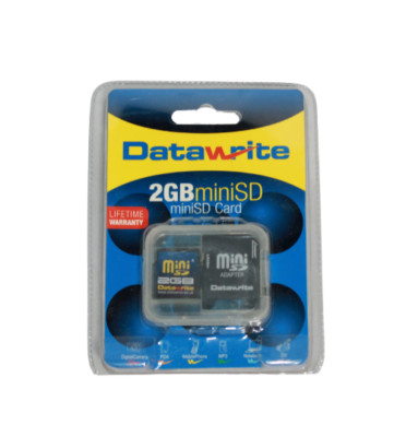 DataWrite MultiMedia Karte 2GB Mini SD Typ Speicherkarte Kamera Telefon Cam DV PDA