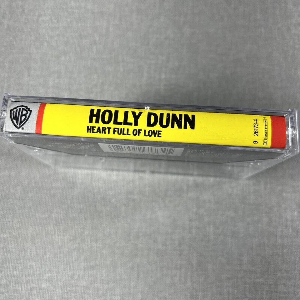 Holly Dunn Music Cassette Heart Full Of Love 1990 Cassette Tape Foto 4 de 4