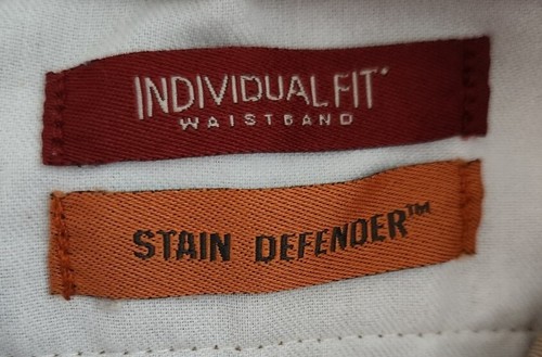 Pantalones informales/de vestir de ajuste individual Dockers talla 34 - Imagen 3 de 6