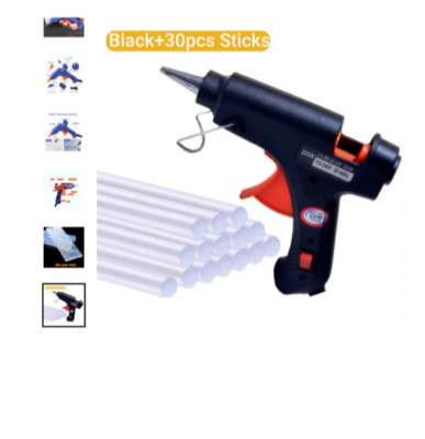 20W Hot Melt Glue Gun with 7mm Glue Stick Mini Electric Heat Repair Tools DIY
