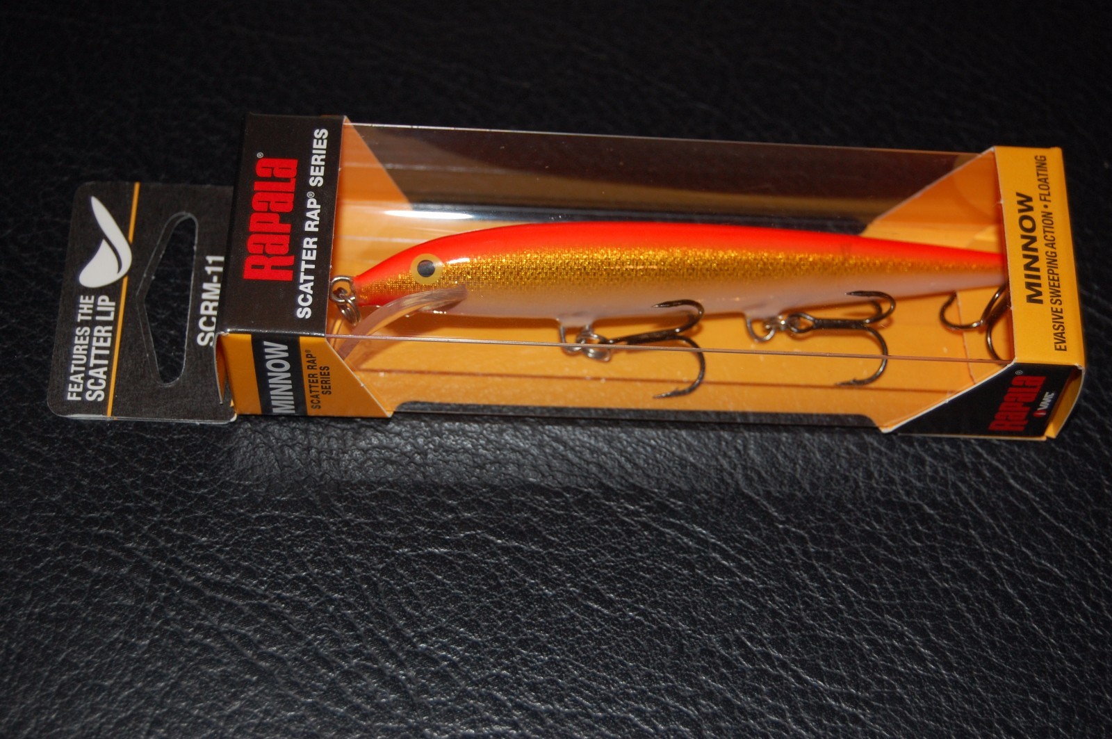 Leurre Rapala Scatter Rap Minnow 11 – 4 3/8", 3/16 Oz, Couleur Sombre (SCRM11-ALB)