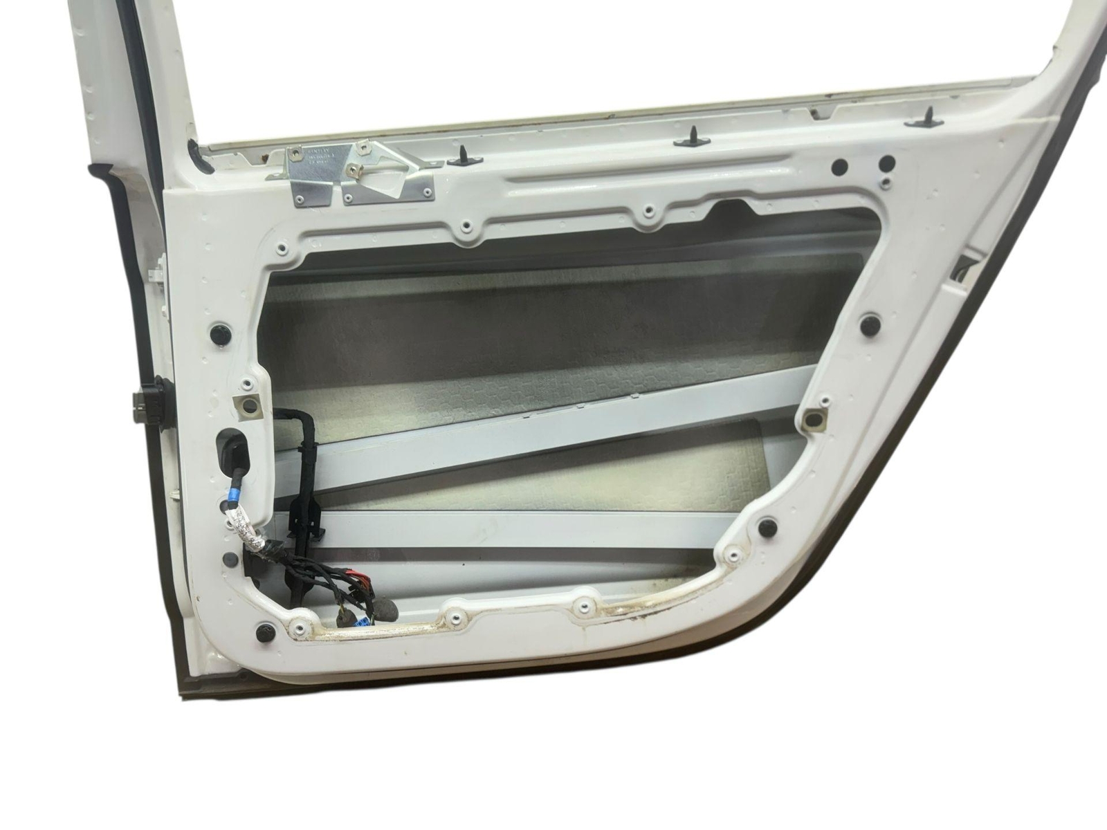 2006 - 2012 BENTLEY CONTINENTAL OEM REAR RIGHT DOOR BARE SHELL | GLACIER WHITE