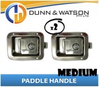 Medium Paddle Handle (Lock, Latch) x2 Camper Trailer, Caravan Toolbox, Motorhome